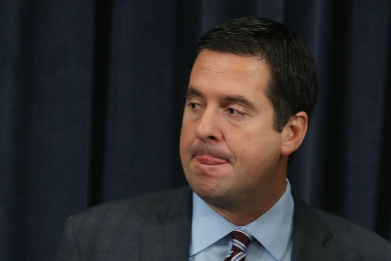 California Rep. Devin Nunes attends a House Ways and Means Committee markup of the Republicans tax reform plan on Nov. 9, in Washington.